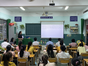 Trường TH Hồ Hảo Hớn tổ chức sinh hoạt chuyên đề cấp trường môn Tiếng Việt lớp 4.