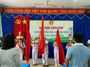 Đại hội Liên đội trường tiểu học Hồ Hảo Hớn